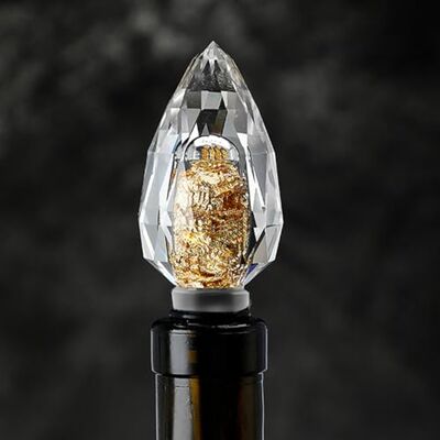 NO BRAND Tappo Per Vino In Vetro, Tappo Decorativo Trasparente In Cristallo Per Bottiglie Di Vino E Liquori, Tappo Per Bottiglia A Forma Di Goccia, Decorazione Per Il Vino In Cucina NO BRAND Tappo Per Vino In Vetro, Tappo Decorativo Trasparente In Cristallo Per Bottiglie Di Vino E Liquori, Tappo Per Bottiglia A Forma Di Goccia, Decorazione Per Il Vino In Cucina