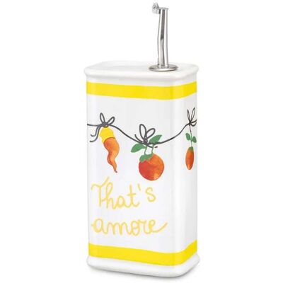 ALTRO Oliera Aumm 500 Ml Bianca That's Amore Rose & Tulipani ALTRO Oliera Aumm 500 Ml Bianca That's Amore Rose & Tulipani