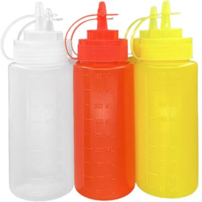 OEM Bottiglie Per Salse Da 450 Ml Con Dosatore A Pressione – Set Di 6 Bottiglie Riutilizzabili In Plastica Morbida, Ideali Per Ketchup, Senape E Maionese – Bianco, Giallo, Rosso OEM Bottiglie Per Salse Da 450 Ml Con Dosatore A Pressione – Set Di 6 Bottiglie Riutilizzabili In Plastica Morbida, Ideali Per Ketchup, Senape E Maionese – Bianco, Giallo, Rosso