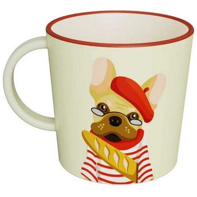 ALTRO Tazza Classic 400ml Design Ryan Bulldog Francese 9x9x11cm Quy Cup ALTRO Tazza Classic 400ml Design Ryan Bulldog Francese 9x9x11cm Quy Cup