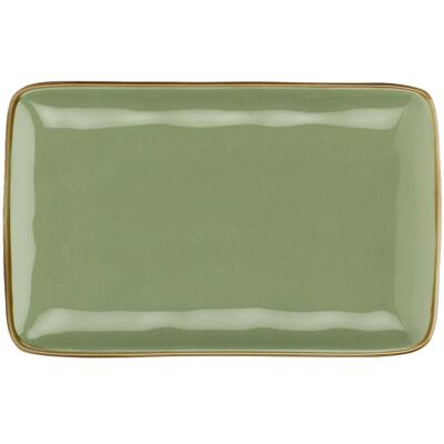 ROSE & TULIPANI Concerto Verde Oliva Vassoio Rettangolare 20 X 13 Cm ROSE & TULIPANI Concerto Verde Oliva Vassoio Rettangolare 20 X 13 Cm