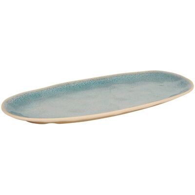 ATMOSPHERA Pia Piatto Ovale 19x38cm Blu - Créateur D'Intérieur ATMOSPHERA Pia Piatto Ovale 19x38cm Blu - Créateur D'Intérieur