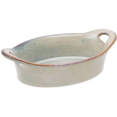 ATMOSPHERA Piatto Ovale In Ceramica Terre Inconnue, 11x16 Cm, Blu - Créateur D'Intérieur ATMOSPHERA Piatto Ovale In Ceramica Terre Inconnue, 11x16 Cm, Blu - Créateur D'Intérieur