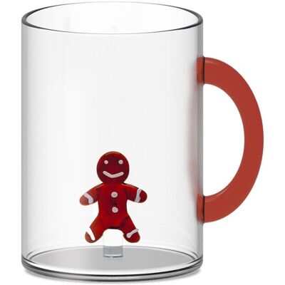Western Digital Tazza Vetro Borosilicato Cc 420 Ml Decoro Omino Pan Di Zenzero Natale Western Digital Tazza Vetro Borosilicato Cc 420 Ml Decoro Omino Pan Di Zenzero Natale