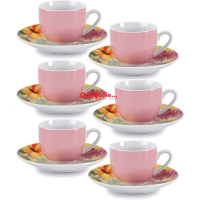 FADE Set 6 Tazze Caffè Porcellana Boho Ml 100 FADE Set 6 Tazze Caffè Porcellana Boho Ml 100