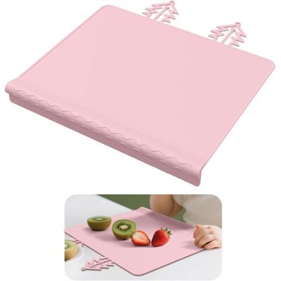 OEM Tovaglietta In Silicone Per Bambini - Bordo Rialzato Antiscivolo - Protegge I Tavoli Da Graffi E Macchie - 30,5 X 25,6 Cm - 1 Pezzo - Rosa OEM Tovaglietta In Silicone Per Bambini - Bordo Rialzato Antiscivolo - Protegge I Tavoli Da Graffi E Macchie - 30,5 X 25,6 Cm - 1 Pezzo - Rosa