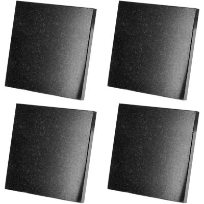 OEM Set 4 Sottobicchieri In Granito Nero Per Tazza E Bicchiere OEM Set 4 Sottobicchieri In Granito Nero Per Tazza E Bicchiere