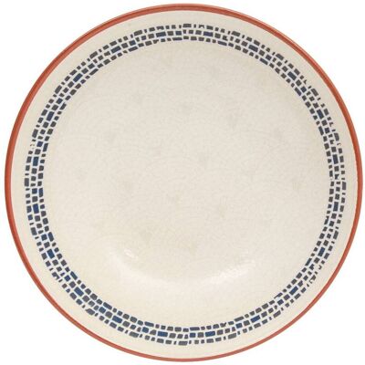 ATMOSPHERA Piatto Fondo Morgane D21cm Crema - Créateur D'Intérieur ATMOSPHERA Piatto Fondo Morgane D21cm Crema - Créateur D'Intérieur