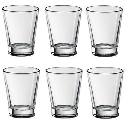 BORGONOVO Bicchieri Caffè Caffeino Cl 9 Set 6 Pz BORGONOVO Bicchieri Caffè Caffeino Cl 9 Set 6 Pz