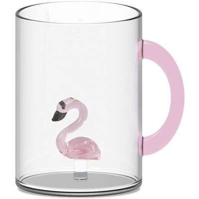 Western Digital Tazza Vetro Borosilicato Cc 420 Ml Decoro Fenicottero Western Digital Tazza Vetro Borosilicato Cc 420 Ml Decoro Fenicottero
