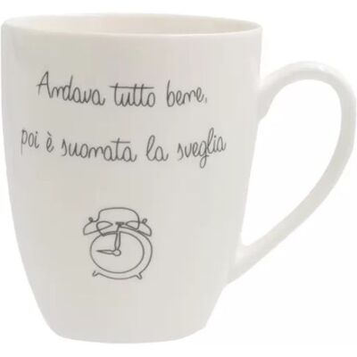 ALTRO Mug Buongiorno 450cc Bianco La Porcellana Bianca ALTRO Mug Buongiorno 450cc Bianco La Porcellana Bianca