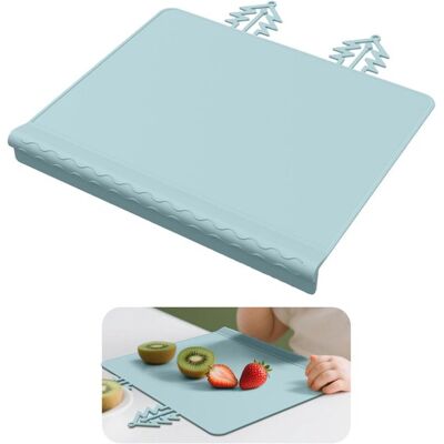 OEM Tovaglietta In Silicone Per Bambini - Bordo Rialzato Antiscivolo - Protegge I Tavoli Da Graffi E Macchie - 30,5 X 25,6 Cm - 1 Pezzo - Blu OEM Tovaglietta In Silicone Per Bambini - Bordo Rialzato Antiscivolo - Protegge I Tavoli Da Graffi E Macchie - 30,5 X 25,6 Cm - 1 Pezzo - Blu