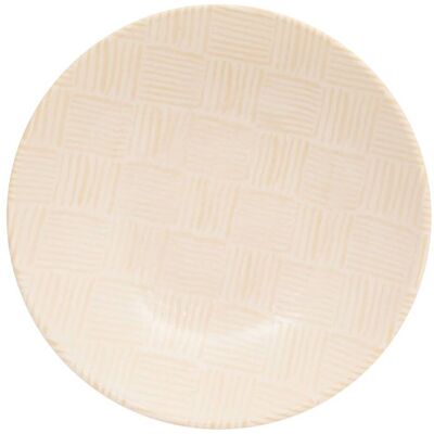 ATMOSPHERA Piatto Fondo Laetitia D21cm Crema - Créateur D'Intérieur ATMOSPHERA Piatto Fondo Laetitia D21cm Crema - Créateur D'Intérieur