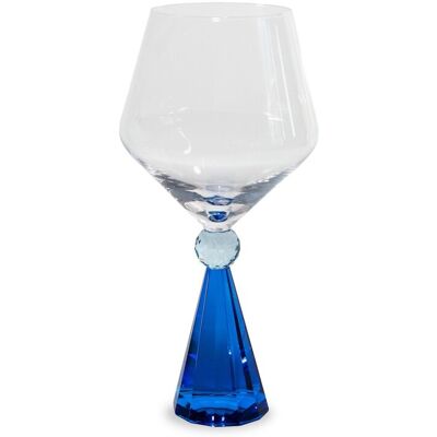 Western Digital Calice Per Gin Tonic In Verto Base Effetto Diamante Blu Western Digital Calice Per Gin Tonic In Verto Base Effetto Diamante Blu
