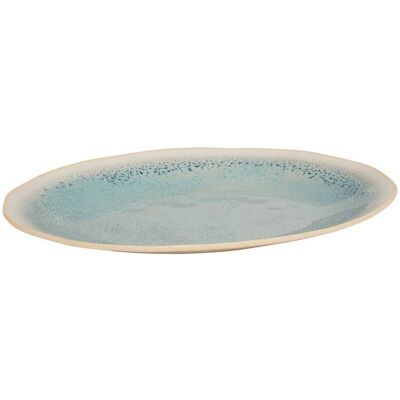 ATMOSPHERA Pia Piatto Ovale 31,8x40,5 Cm Blu - Créateur D'Intérieur ATMOSPHERA Pia Piatto Ovale 31,8x40,5 Cm Blu - Créateur D'Intérieur