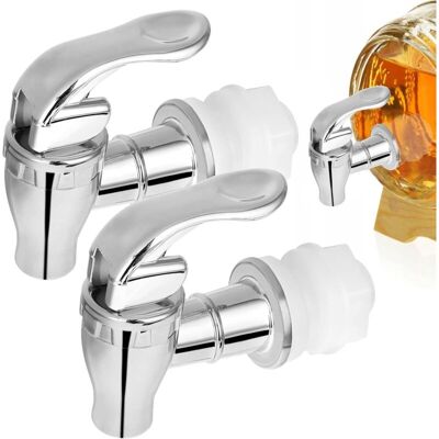 ENLENK Set Di 2 Rubinetti Per Distributore Di Bevande - Ricambio Per Contenitore In Vetro, Caffè, Succo Di Frutta, Fontana Da Bere ENLENK Set Di 2 Rubinetti Per Distributore Di Bevande - Ricambio Per Contenitore In Vetro, Caffè, Succo Di Frutta, Fontana Da Bere