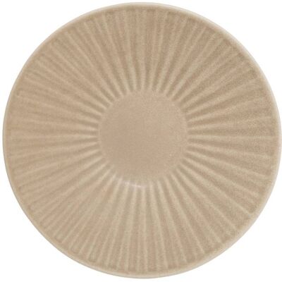 ATMOSPHERA Set Di 4 Piatti Fondi Nyero Beige D21 - Créateur D'Intérieur ATMOSPHERA Set Di 4 Piatti Fondi Nyero Beige D21 - Créateur D'Intérieur