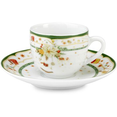FADE Set 6 Tazze Caffè Porcellana Gillian 100 Ml FADE Set 6 Tazze Caffè Porcellana Gillian 100 Ml