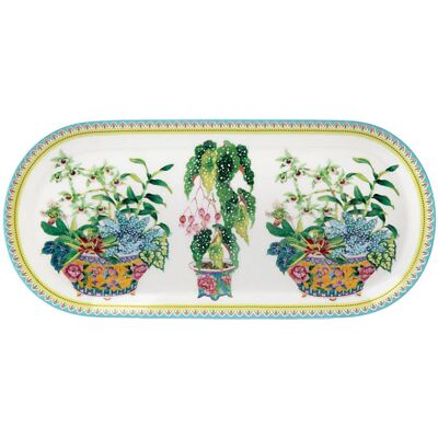 ALTRO Vassoio 25x11.5cm Gabby Malpas Jardin Orchidea ALTRO Vassoio 25x11.5cm Gabby Malpas Jardin Orchidea