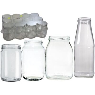 OEM Vasetti In Vetro 720ml 53mm 12 Pezzi Per Bollitura OEM Vasetti In Vetro 720ml 53mm 12 Pezzi Per Bollitura