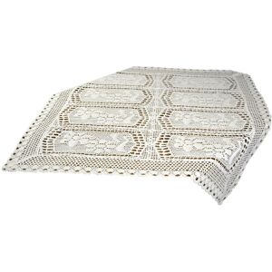 OEM Centrino Quadrato In Pizzo Beige 85x85 Quadrato All'uncinetto Beige Boho OEM Centrino Quadrato In Pizzo Beige 85x85 Quadrato All'uncinetto Beige Boho