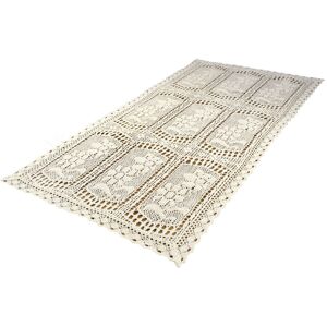 OEM Runner Da Tavola In Pizzo Beige Naturale 60x120 Runner Da Tavola All'uncinetto Cotone OEM Runner Da Tavola In Pizzo Beige Naturale 60x120 Runner Da Tavola All'uncinetto Cotone