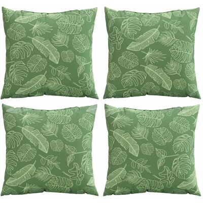 MAISON EXCLUSIVE - Cuscini Scatter Foglia 4 Pcs Motivo Foglia 50 X 50 Cm MAISON EXCLUSIVE - Cuscini Scatter Foglia 4 Pcs Motivo Foglia 50 X 50 Cm