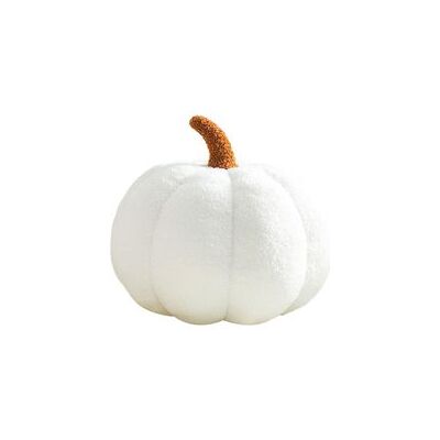 XISRENS Cuscino Di Peluche A Forma Di Zucca, 28 Cm, Morbidissimo E Soffice, Ideale Per Autunno, Halloween E Giorno Del Ringraziamento, Colore Bianco. XISRENS Cuscino Di Peluche A Forma Di Zucca, 28 Cm, Morbidissimo E Soffice, Ideale Per Autunno, Halloween E Giorno Del Ringraziamento, Colore Bianco.
