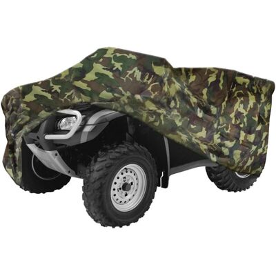 XISRENS Telo Protettivo Per Quad, Atv, Dune Buggy, Resistente Al Calore, Durevole, Impermeabile, Resistente Ai Raggi Uv, Alla Pioggia, Al Sole E Alla Polvere, Con Fantasia Mimetica, Taglia Xl: 210x120x115 Cm XISRENS Telo Protettivo Per Quad, Atv, Dune Buggy, Resistente Al Calore, Durevole, Impermeabile, Resistente Ai Raggi Uv, Alla Pioggia, Al Sole E Alla Polvere, Con Fantasia Mimetica, Taglia Xl: 210x120x115 Cm