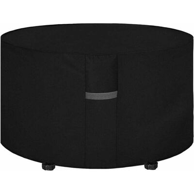 OEM Copertura Rotonda Nera Per Tavolo Da Esterno, Antipolvere E Impermeabile, 128 X 71 Cm OEM Copertura Rotonda Nera Per Tavolo Da Esterno, Antipolvere E Impermeabile, 128 X 71 Cm