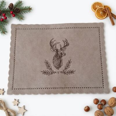 OEM Sottopiatto Natalizio In Feltro Beige 30×40 Cm Per Decorazione OEM Sottopiatto Natalizio In Feltro Beige 30×40 Cm Per Decorazione