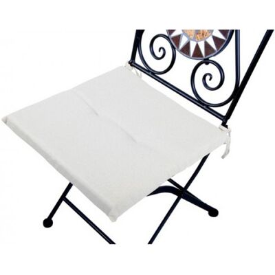VERDELOOK Cuscino Antimacchia Per Sedia Bianco - VERDELOOK Cuscino Antimacchia Per Sedia Bianco -