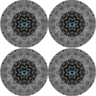 OEM Set Di 4 Tovagliette Rotonde 4d 33 Cm - Look Feltro Ecologico, Stampa Hd, Lavabile A 40 °c, Bertoni OEM Set Di 4 Tovagliette Rotonde 4d 33 Cm - Look Feltro Ecologico, Stampa Hd, Lavabile A 40 °c, Bertoni