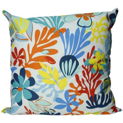 BRANDANI Cuscino Rettangolare Cotone Fiori Tahiti Cm 30x60 BRANDANI Cuscino Rettangolare Cotone Fiori Tahiti Cm 30x60