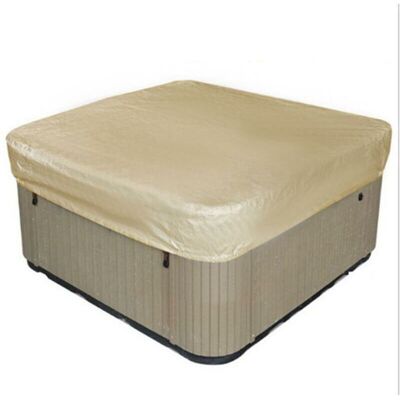 DPZO Offerta Speciale: Telo Di Copertura Per Vasca Idromassaggio Da Esterno, Quadrato, Impermeabile, In Tessuto Di Poliestere 190t, Antipolvere, Resistente Ai Raggi Uv, Con Borsa Per Il Trasporto, Beige, 2 DPZO Offerta Speciale: Telo Di Copertura Per Vasca Idromassaggio Da Esterno, Quadrato, Impermeabile, In Tessuto Di Poliestere 190t, Antipolvere, Resistente Ai Raggi Uv, Con Borsa Per Il Trasporto, Beige, 2