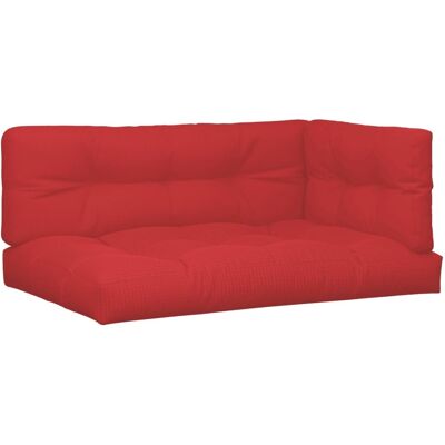 MAISON EXCLUSIVE - Cuscini Per Pallet 7 Pz Rossi In Tessuto MAISON EXCLUSIVE - Cuscini Per Pallet 7 Pz Rossi In Tessuto