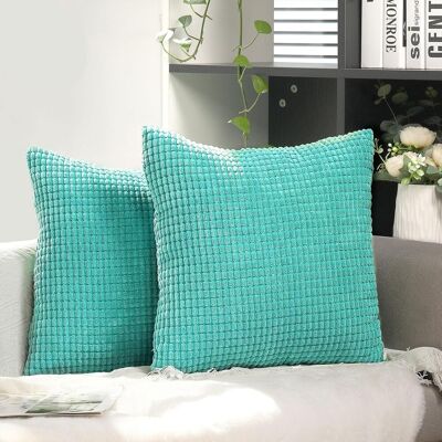 OEM Federe Decorative In Velluto A Coste, 40x40 Cm, Set Da 2 OEM Federe Decorative In Velluto A Coste, 40x40 Cm, Set Da 2