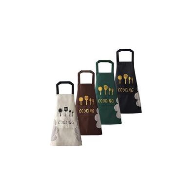OEM Grembiule Da Cucina (nero + Bianco + Verde + Marrone), Con Asciugamano Integrato, Ampia Tasca, Impermeabile, Ideale Per Cucinare E Cuocere Al Forno. - Crezuo OEM Grembiule Da Cucina (nero + Bianco + Verde + Marrone), Con Asciugamano Integrato, Ampia Tasca, Impermeabile, Ideale Per Cucinare E Cuocere Al Forno. - Crezuo