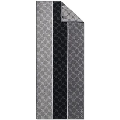 JOOP! Asciugamano sauna Cornflower Nero 80x200cm JOOP! Asciugamano sauna Cornflower Nero 80x200cm