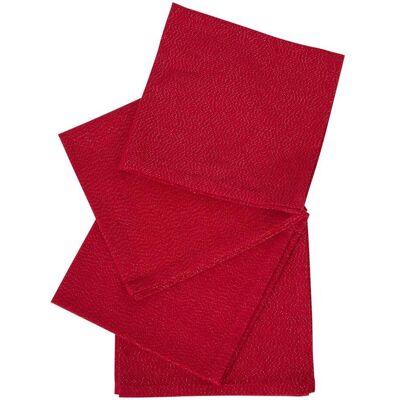 ATMOSPHERA Set Di 4 Tovaglioli In Cotone Lyeka Rosso - Créateur D'Intérieur ATMOSPHERA Set Di 4 Tovaglioli In Cotone Lyeka Rosso - Créateur D'Intérieur