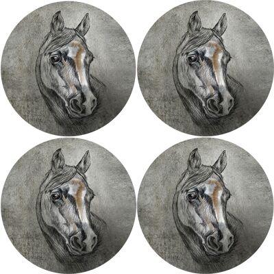 OEM Set Di 4 Tovagliette Rotonde Per Tavolo 4d 33 Cm - Lord Feltro Ecologico, Stampa Hd, Lavabile A 40 °c, Bertoni OEM Set Di 4 Tovagliette Rotonde Per Tavolo 4d 33 Cm - Lord Feltro Ecologico, Stampa Hd, Lavabile A 40 °c, Bertoni