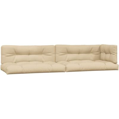 MAISON EXCLUSIVE - Cuscini Per Pallet 5 Pz Beige In Tessuto MAISON EXCLUSIVE - Cuscini Per Pallet 5 Pz Beige In Tessuto