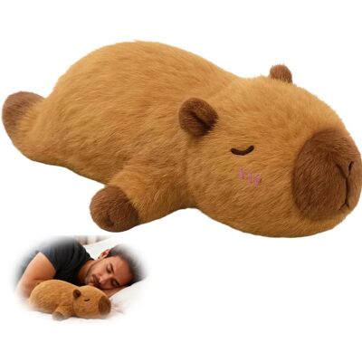 Neptune Peluche Capibara, Doudou Capibara Da 45 Cm, Peluche Capibara, Peluche Capibara, Simpatico Cuscino Decorativo A Forma Di Peluche Capibara Neptune Peluche Capibara, Doudou Capibara Da 45 Cm, Peluche Capibara, Peluche Capibara, Simpatico Cuscino Decorativo A Forma Di Peluche Capibara
