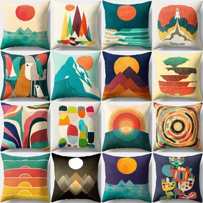 XISRENS Tigrezy – Set Di 16 Federe Per Cuscini 45x45cm – Disegni Astratti Moderni Per Divano E Soggiorno – Lavabile In Lavatrice – Cerniera Nascosta XISRENS Tigrezy – Set Di 16 Federe Per Cuscini 45x45cm – Disegni Astratti Moderni Per Divano E Soggiorno – Lavabile In Lavatrice – Cerniera Nascosta