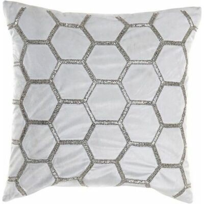 DKD HOME DECOR Cuscino - Velluto Geometrico - 45 X 45 Cm - Giallo - Confortevole E Moderno DKD HOME DECOR Cuscino - Velluto Geometrico - 45 X 45 Cm - Giallo - Confortevole E Moderno