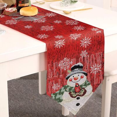 Zone Tovaglia Natalizia Con Pupazzo Di Neve, Tovaglia Rossa Lavabile, Decorazione Natalizia Di San Nicola, 33 X 180 Cm, 1 Pz (tovaglia Natalizia Con Pupazzo Di Neve) Zone Tovaglia Natalizia Con Pupazzo Di Neve, Tovaglia Rossa Lavabile, Decorazione Natalizia Di San Nicola, 33 X 180 Cm, 1 Pz (tovaglia Natalizia Con Pupazzo Di Neve)