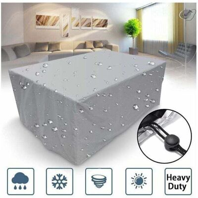 OEM Telo Di Copertura Per Mobili Da Giardino, 150x150x75 Cm, Tessuto In Poliestere Argento, Impermeabile, Con Coulisse OEM Telo Di Copertura Per Mobili Da Giardino, 150x150x75 Cm, Tessuto In Poliestere Argento, Impermeabile, Con Coulisse
