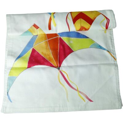 BRANDANI Runner Cotone Aquiloni Sfumati Aria Cm 45x140 BRANDANI Runner Cotone Aquiloni Sfumati Aria Cm 45x140