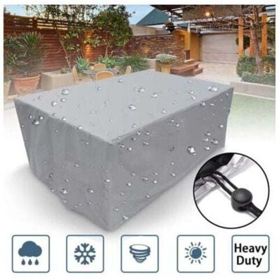 KZQ Telo Protettivo Rettangolare Per Mobili Da Giardino, In Poliestere Impermeabile, Antipolvere E Resistente Ai Raggi Uv, Dimensioni 152x104x71 Cm - KZQ Telo Protettivo Rettangolare Per Mobili Da Giardino, In Poliestere Impermeabile, Antipolvere E Resistente Ai Raggi Uv, Dimensioni 152x104x71 Cm -