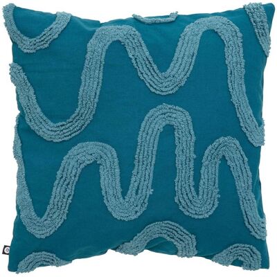 ATMOSPHERA Cuscino Homy Quadrato 45x45 Cm Blu - Créateur D'Intérieur ATMOSPHERA Cuscino Homy Quadrato 45x45 Cm Blu - Créateur D'Intérieur